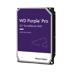 Disco Duro Purple Pro de 12 TB / 7200 RPM / Optimizado para Soluciones de Videovigilancia con Analiticos (Meta Data) / Uso 24-7 / 5 Años de Garantia
