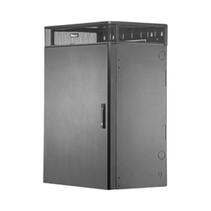 Gabinete de Montaje en Pared TrueEdge™, Con 9 UR para Equipo Activo y 9 UR para Paneles de Parcheo, Fabricado en Acero, Color Negro