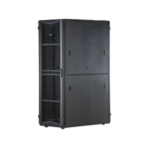 Gabinete FlexFusion para Centros de Datos, 42 UR, 800 mm de Ancho, 1070 mm de Profundidad, Fabricado en Acero, Color Negro