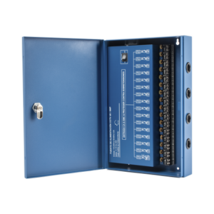 Fuente de Poder Profesional HEAVY DUTY @ 20 Amperes / 16 Canales / Hasta 1.25A por Salida / Ajuste Independiente de 11 a 15 Vcc por Salida / Protección Contra Sobrecargas / Filtro de Ruido Especial para Cámaras 4K.