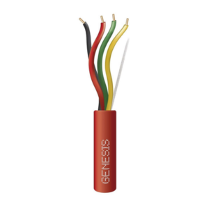 Carrete de cable 4 x 18 AWG FPLR para Incendio / 305 mts / Resistente a la Luz Solar / Sin Blindaje / Para Aplicaciones de Incendio