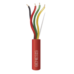 Carrete de Cable 4 x 16 AWG FPLR para Incendio / 305 mts / Resistente a la Luz Solar / Sin Blindaje / Uso Interior