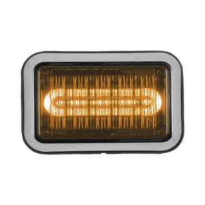 Luz perimetral de advertencia Prizm II con bisel 8.4 In, lente color ámbar