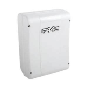 Cuadro de mando FAAC E024S para operadores abatibles FAAC S418 y FAAC 770N