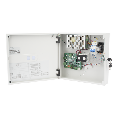 Controlador de Acceso para 4 puertas / Administrable 100 % en la Nube / Compatible con Teclado Wiegand de Terceros / PIN para visitas desde la APP / Capacidad de batería de respaldo / Función de Anti-Passback / 50,000 Tarjetas