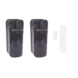 Detector Fotoeléctrico (A baterías) / 0 Falsas Alarmas / Alcance de 60m de Exterior y 350m en interior / Fácil Alineación / Compatible con panel AXPRO/ Incluye DS-PDMC-EG2-WB