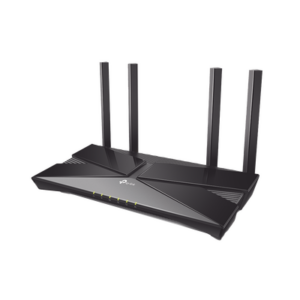 Router WiFi 6 doble banda AX 3000 Mbps / MU-MIMO y OFDMA / 1 Puerto WAN 10/100/1000 Mbps / 4 Puertos LAN 10/100/1000 Mbps / 4 Potentes Antenas.