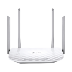 Router Inalámbrico doble banda AC, 2.4 GHz y 5 GHz Hasta 1200 Mbps, 4 antenas externas omnidireccional, 4 Puertos LAN 10/1000 Mbps, 1 Puerto WAN 10/1000 Mbps