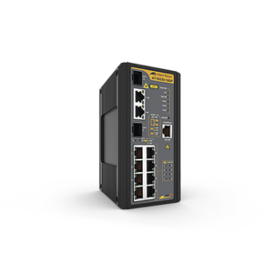 Switch Industrial PoE+ administrable de 8 Puertos 10/100/1000 Mbps + 2 puertos SFP Combo, 120 W