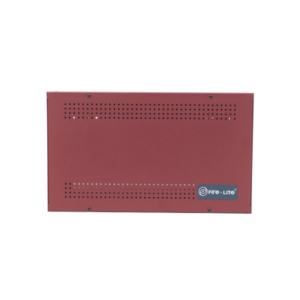 Gabinete para dos baterías de respaldo de 18 AH. Aplicaciones para sistemas de detección de incendio (FAS).