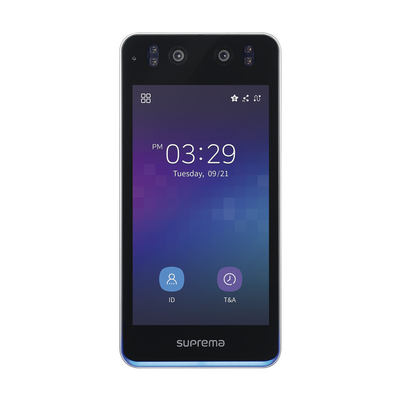 (BIOSTATION 3) Lector Biométrico Facial Standalone / 50.000 Rostros / Lector de QR (opcional) / 100.000 Tarjetas: 125 KHz EM, 13.56 MHz MIFARE, BLE y NFC / uso con BIOSTAR2