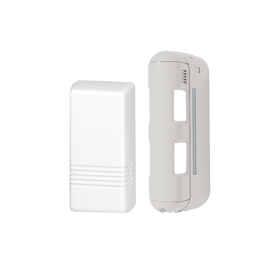 Detector de movimiento inalámbrico de doble cobertura, ideal para lugares angostos, fachadas o generar bardas virtuales hasta 24 metros / Incluye Transmisor 5816 para paneles Honeywell