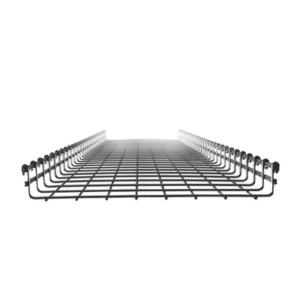 Charola tipo malla 54/400 mm, con acabado Electro Zinc, hasta 344 cables Cat6, tramo 3 m