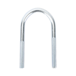 Abrazadera tipo U de 1 1/2", con acabado Electro Zinc, no incluye tuercas y arandelas