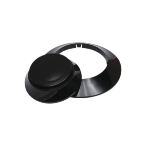 Kit de 10 Anillos y 10 Cubiertas Color Negro para Detectores de Humo, de Calor y Duales Fire-Lite, IDP y SK.