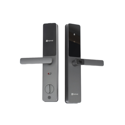 Cerradura Inteligente / Wi-Fi / Bluetooth / Códigos Temporales Para Visitantes / Lectura de Huella / Lectura de Tag / Contraseña / Botón para Timbrar / Apertura remota / Alarma Anti-intrusión / No Requiere HUB