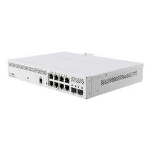 Cloud Smart Switch, Administrable L2 8 puertos PoE 802.3af/at - Pasivo, 2 Puertos SFP+ 10G, switchOS