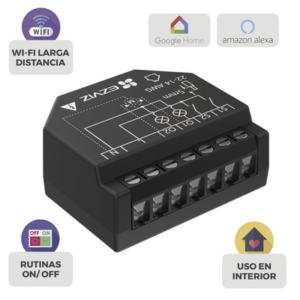 Relevador Wi-Fi Inteligente / 2 salida de Relay / Control Remoto / Horarios Personalizados / Registro de Consumo / 110-240VCA