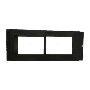 Placa de Revestimiento para Anunciador Gráfico NCD / se Instala en la Primer Fila de Gabinetes Serie CAB-4 de NOTIFIER / Color Negro