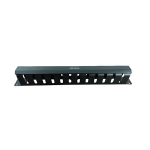 Organizador Horizontal / 1 Unidad De Rack / 12 Ranuras / 19 Pulgadas