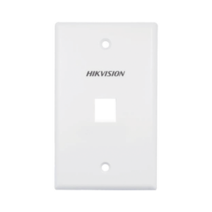 Placa Pared (Face Plate / 1 Puerto / Color Blanco / Caja con 20 Piezas