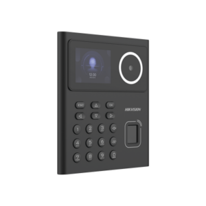 Terminal de Reconocimiento Facial con lector MIFARE / Stand Alone / Hasta 1.5 mts en lectura / Soporta P2P Hik-Connect / 500 Rostros / 1.000 Huellas / 1.000 Tarjetas / PIN / ISAPI-ISUP 5.0