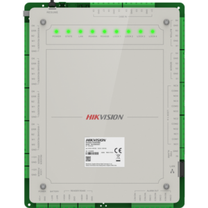 Controlador de Acceso 4 Puerta Administrable en la Nube con HikConnect Teams / Interfaz Web / 2 Lectores de Huella o Tarjeta / 100,000 Tarjetas / 10,000 Huellas / Incluye Gabinete y Fuente de Alimentación