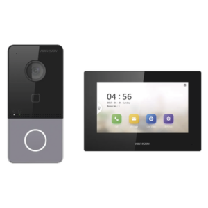 Kit de Videoportero IP LITE con llamada a App de Smartphone (HikConnect) / Frente de calle IP65 / Soporta PoE Estándar