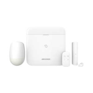 (AX PRO) Kit de Panel de Alarma Inalámbrico de Hikvision / Soporta 96 Zonas / Lector de Tag integrado / 3G/4G, Wi-Fi y Ethernet / Incluye Batería de respaldo / Compatible con los Accesorios AX PRO.