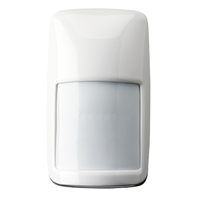 Detector de Movimiento de Doble Tecnología / Infrarrojo y Microondas / 12 x 16 m / sin Inmunidad a Mascotas / Compatible con Cualquier Panel de Alarma Cableado