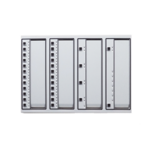 Teclado para Anuncios y Controles Locales del Sistema de Voceo DVC-EM de Notifier / LEDs de Estado y 24 Botones Programables
