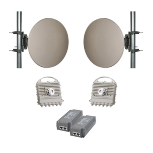 Enlace completo EH-5500-FX con antenas de 2 pies. 2 Gbps Full Duplex (Actualizable a 5 Gbps) en Banda Libre