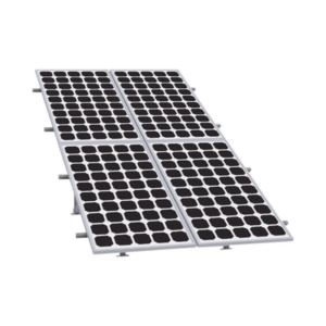 Montaje de aluminio en techo o piso de concreto para arreglo 2 x 2 módulos fotovoltáicos línea Starter