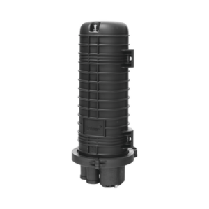 Caja de Distribución de Fibra Óptica Vertical tipo Domo, hasta 96 empalmes, Exterior, IP68