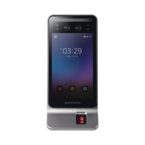 Lector Multi-tecnologia con detector de Tapabocas / Reconocimiento Facial, Huella, Tarjeta Móvil y RFID(125kHz EM & 13.56 Mhz MIFARE) / Compatible con BioStar2