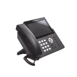 Teléfono IP Wi-Fi, Grado Operador, 12 líneas SIP con 6 cuentas, pantalla táctil 7", puertos Gigabit, Bluetooth, PoE, codec Opus, IPV4/IPV6 con gestión en la nube GDMS