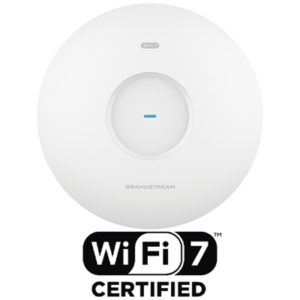 Punto de Acceso Wi-Fi 7 GWN7670 / 3.6 Gbps Inalámbrico / 5 Gbps Cableado / MIMO 2x2:2 / 256 Clientes Simultáneos / PoE+ / Montaje en Pared o Techo / BLE 5.3 / Controlador Integrado