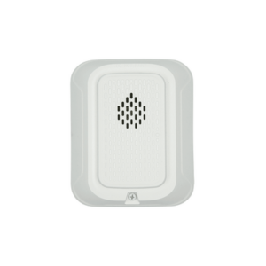 Sirena para Montaje en Pared, 12 a 24 Vcd, Color Blanco, Nuevo Diseño Moderno y Elegante y Menor Consumo de Corriente