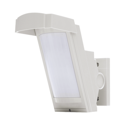 Detector de Movimiento con Anti-enmascaramiento / 100% Exterior / Cableado / Hasta 12 metros a 85° de cobertura/ Instalación a 3 metros / Compatible con cualquier panel de alarma