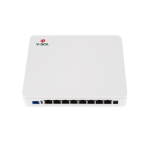 ONU Dual EPON/GPON / 8 Puertos PoE 802.3at Gigabit / Wi-Fi Doble banda 2.4 y 5 GHz / 1 Puerto SC/UPC