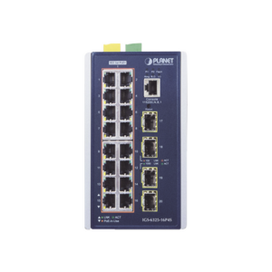 Switch Industrial Capa 3, 16 Puertos 10/100/1000T 802.3 AT POE +, 4 Puertos 1G / 2.5G SFP