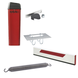 Kit Barrera Vehicular B614 con Brazo Rectangular de 3.8 metros / Incluye Brazo, Resorte y Enganche