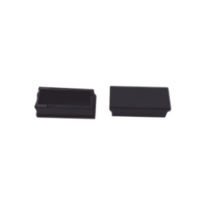 Inserto ciego duplex para placas acopladoras LP-FO-D06 color negro