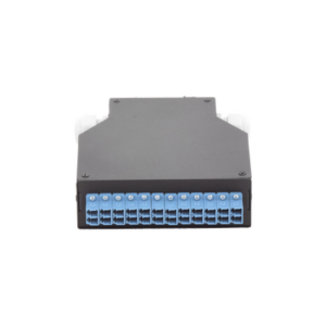 DISTRIBUIDOR DE FIBRA OPTICA PARA RIEL DIN CON ACOPLADORES LC/UPC MONOMODO