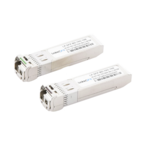 Transceptores Bidireccionales SFP+ (Mini-Gbic) / Monomodo / 10 Gbps de velocidad / Conector LC / Hasta 10 km de Distancia / 2 Piezas