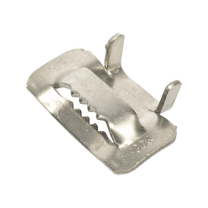 Hebilla para cinta bandit de Acero Inoxidable T, 1/2".