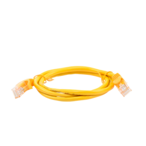 Cable de parcheo UTP Cat5e - 1 m - amarillo