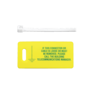 Kit de 10 Etiquetas Impresas para Identificación de Tierra Física, Incluye 10 Cinchos Retardantes a Flama