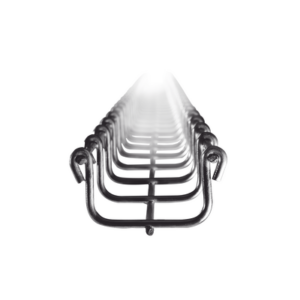 Bandeja tipo malla 33/50 mm, con acabado Electro Zinc, hasta 26 cables Cat6, tramo 3 m