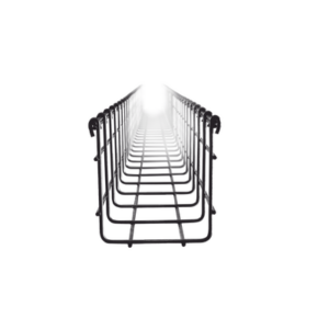 Charola tipo malla 116/100 mm, con acabado Electro Zinc hasta 180 cables Cat6, tramo 3 m